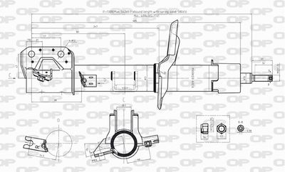 SAB823431 OPEN PARTS Амортизатор