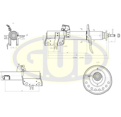 GSA339197 G.U.D. Амортизатор