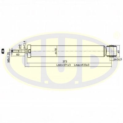 GSA343482 G.U.D. Амортизатор