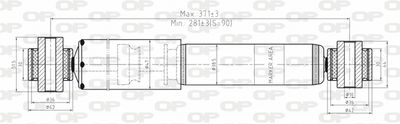 SAB811432 OPEN PARTS Амортизатор