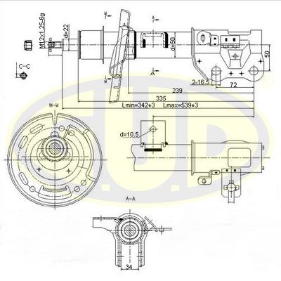 GSA777007 G.U.D. Амортизатор