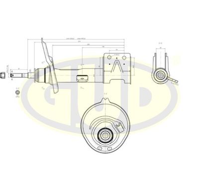 GSA333768 G.U.D. Амортизатор