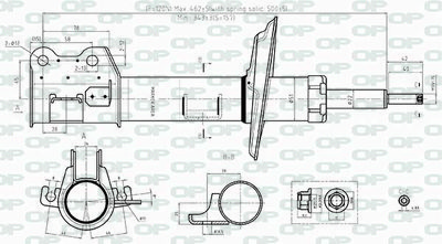 SAB837331 OPEN PARTS Амортизатор