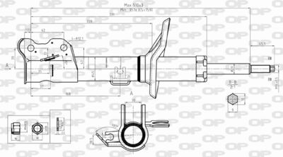 SAB829331 OPEN PARTS Амортизатор