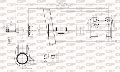 SAB826931 OPEN PARTS Амортизатор