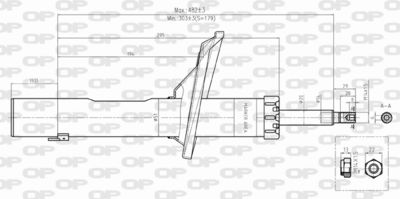 SAB839511 OPEN PARTS Амортизатор