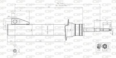 SAB813131 OPEN PARTS Амортизатор