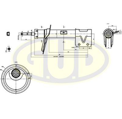 GSA333739 G.U.D. Амортизатор