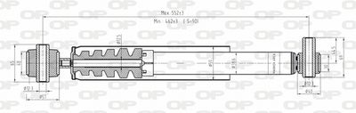 SAB808132 OPEN PARTS Амортизатор