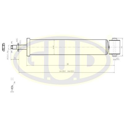 GSA343328 G.U.D. Амортизатор