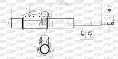 SAB841631 OPEN PARTS Амортизатор