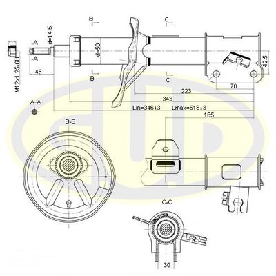 GSA339029 G.U.D. Амортизатор