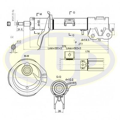 GSA339254 G.U.D. Амортизатор