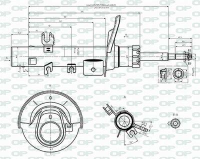 SAB854931 OPEN PARTS Амортизатор