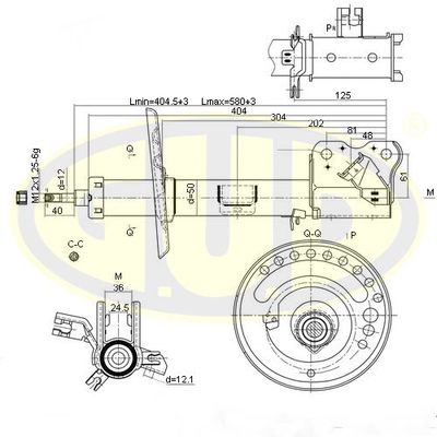 GSA777006 G.U.D. Амортизатор