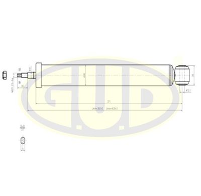 GSA343290 G.U.D. Амортизатор