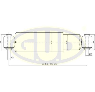 GSA343435 G.U.D. Амортизатор