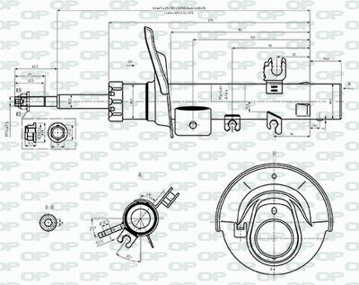 SAB855031 OPEN PARTS Амортизатор