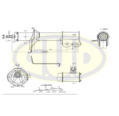 GSA334198 G.U.D. Амортизатор