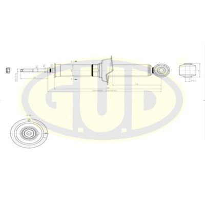 GSA341455 G.U.D. Амортизатор