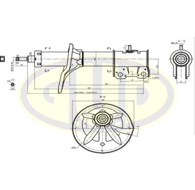 GSA334369 G.U.D. Амортизатор