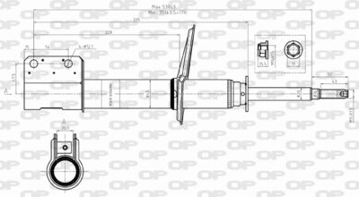 SAB827531 OPEN PARTS Амортизатор