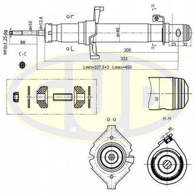 GSA340036 G.U.D. Амортизатор