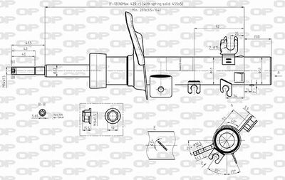 SAB857831 OPEN PARTS Амортизатор