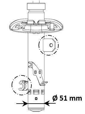 3338005 KYB Амортизатор