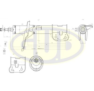 GSA334507 G.U.D. Амортизатор