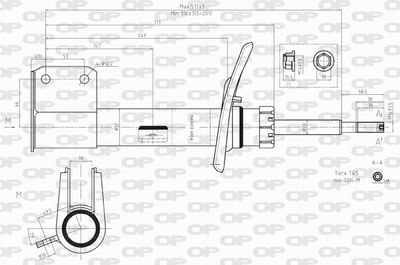 SAB815131 OPEN PARTS Амортизатор