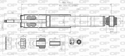 SAB838932 OPEN PARTS Амортизатор