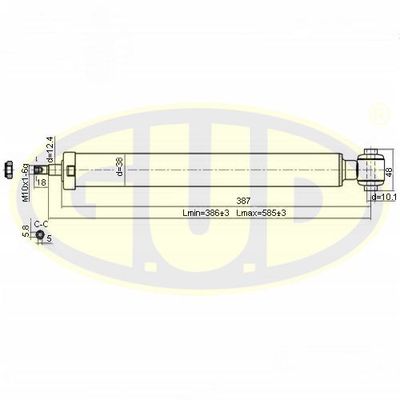 GSA553381 G.U.D. Амортизатор