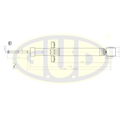 GSA343274 G.U.D. Амортизатор