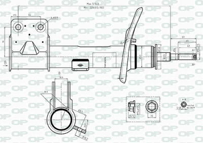 SAB854331 OPEN PARTS Амортизатор