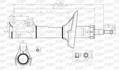 SAB808711 OPEN PARTS Амортизатор