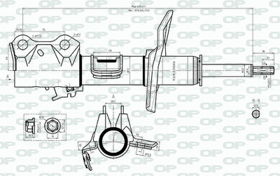 SAB855831 OPEN PARTS Амортизатор