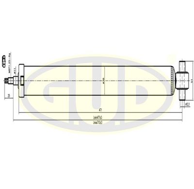 GSA343412 G.U.D. Амортизатор