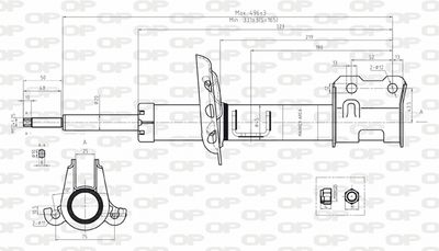 SAB805531 OPEN PARTS Амортизатор