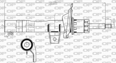 SAB860931 OPEN PARTS Амортизатор