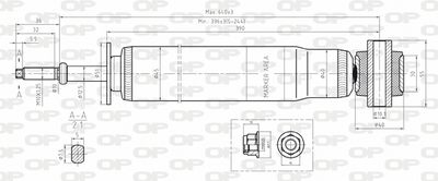 SAB804732 OPEN PARTS Амортизатор