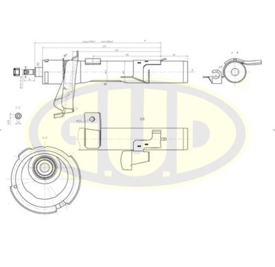 GSA334840 G.U.D. Амортизатор