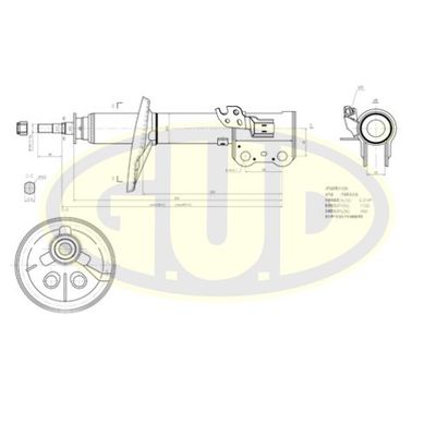 GSA333197 G.U.D. Амортизатор