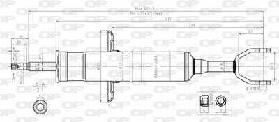 SAB805631 OPEN PARTS Амортизатор