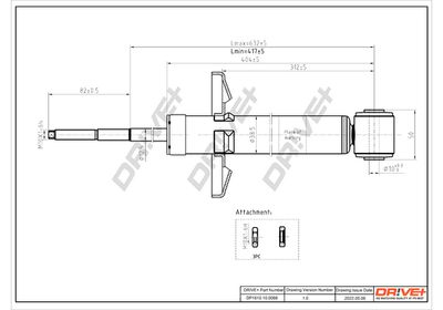 DP1610100088 Dr!ve+ Амортизатор
