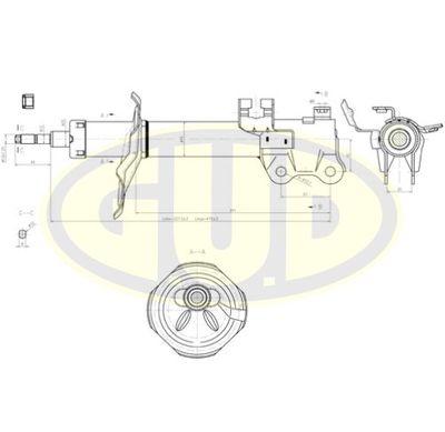 GSA333308 G.U.D. Амортизатор