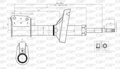 SAB806911 OPEN PARTS Амортизатор