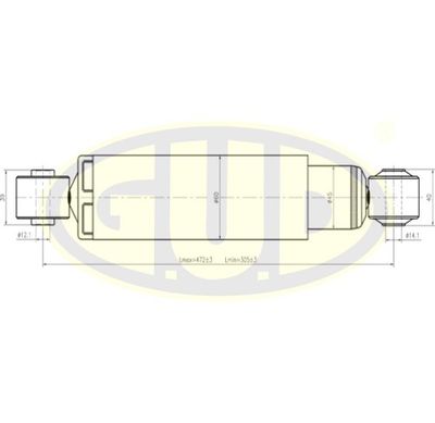 GSA344456 G.U.D. Амортизатор