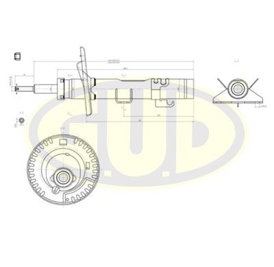 GSA335607 G.U.D. Амортизатор