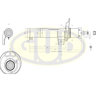 GSA335808 G.U.D. Амортизатор